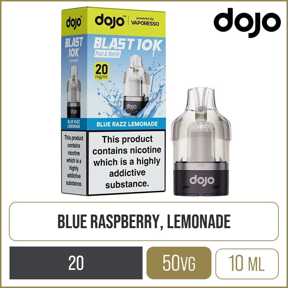 Blue Razz Lemonade DOJO Blast 10K Pod & Refill 10ml