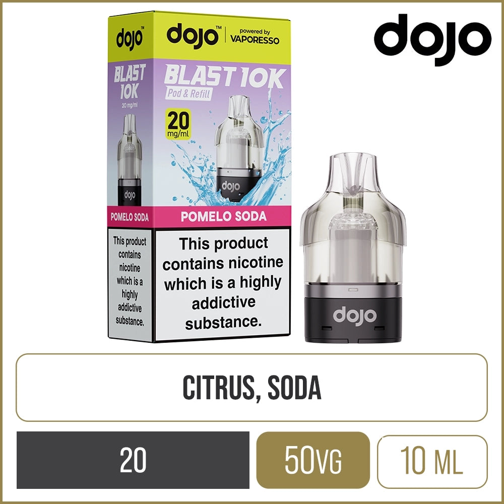 Pomelo Soda DOJO Blast 10K Pod & Refill 10ml