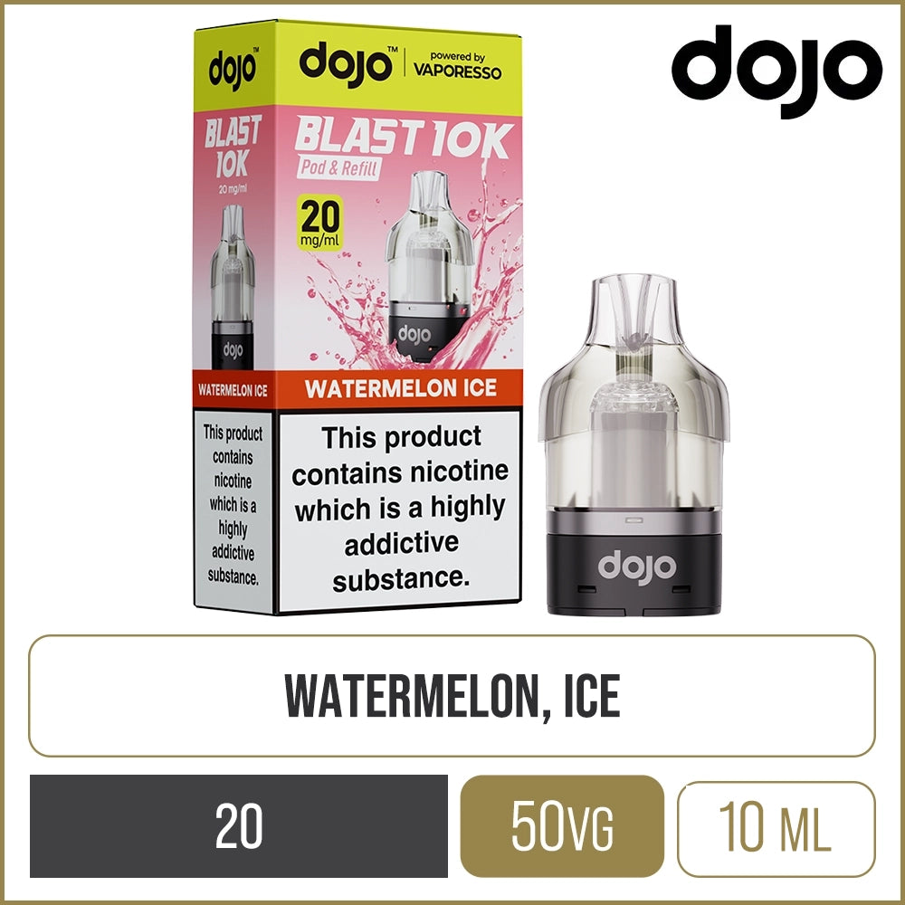 Watermelon Ice DOJO Blast 10K Pod & Refill 10ml