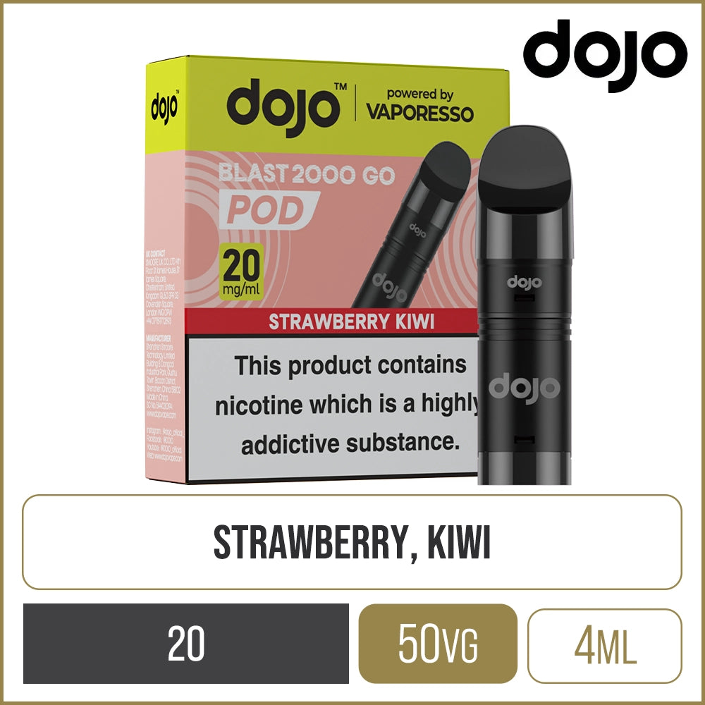 Strawberry Kiwi DOJO Blast 2000 Go Pods 4ml