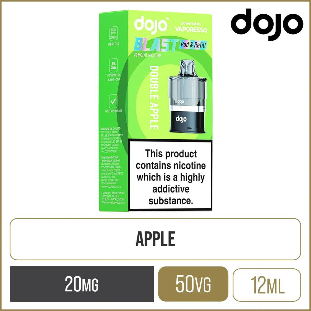 Double Apple DOJO Blast 6000 Pod & Refill