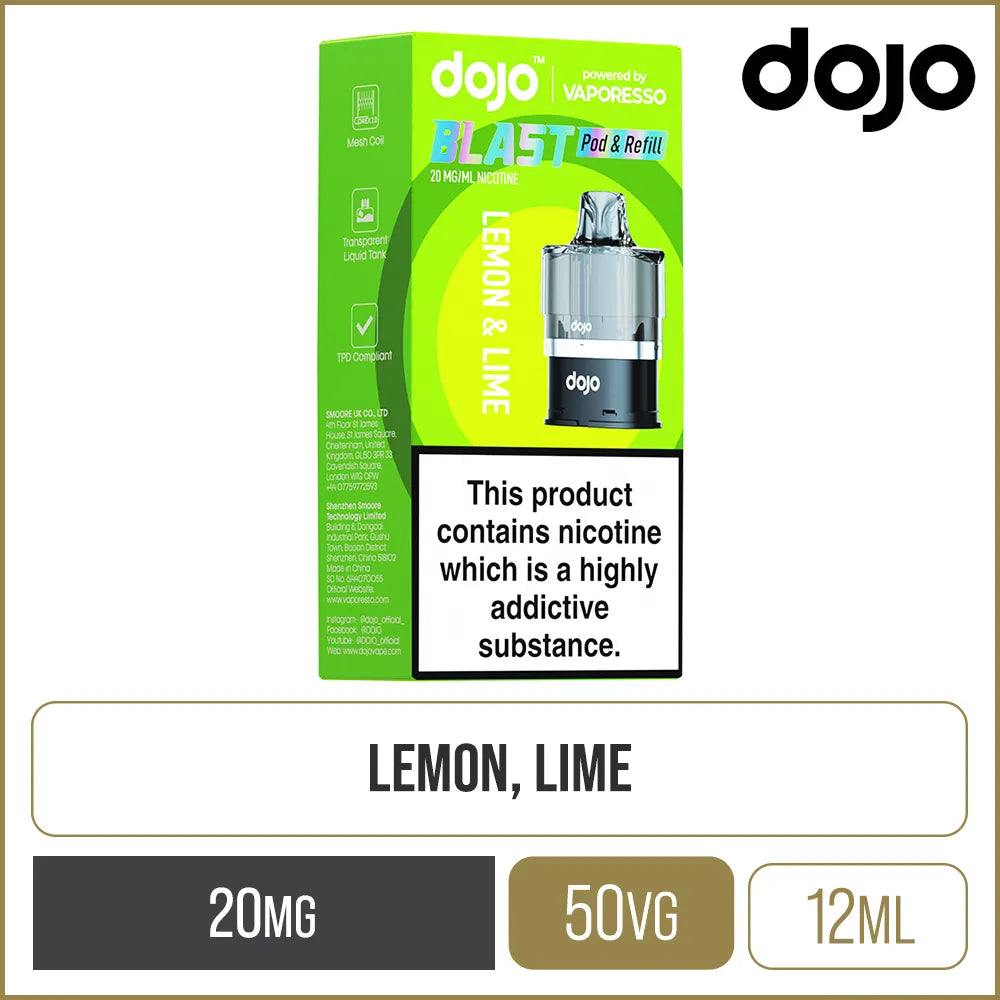 Lemon & Lime DOJO Blast 6000 Pod & Refill
