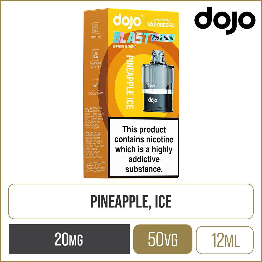Pineapple Ice DOJO Blast 6000 Pod & Refill