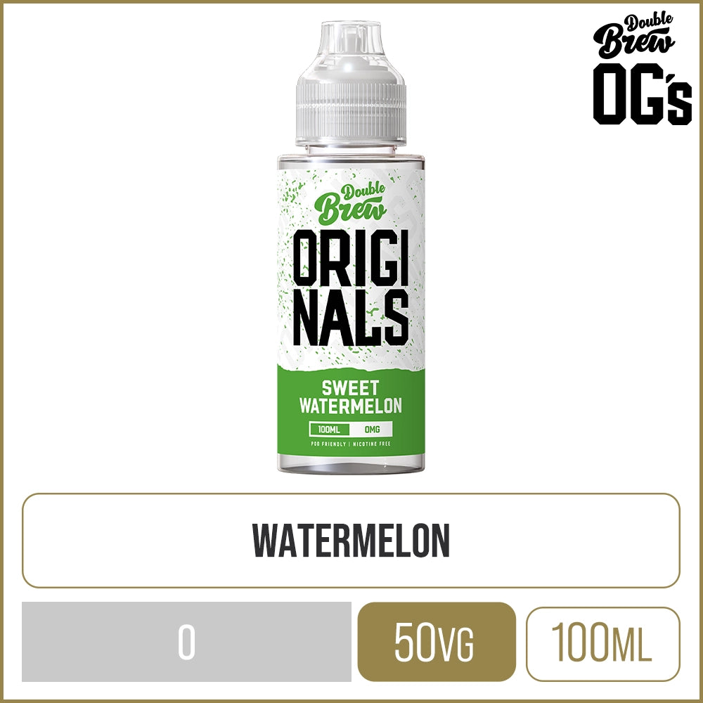 Double Brew Originals Sweet Watermelon E-Liquid 100ml