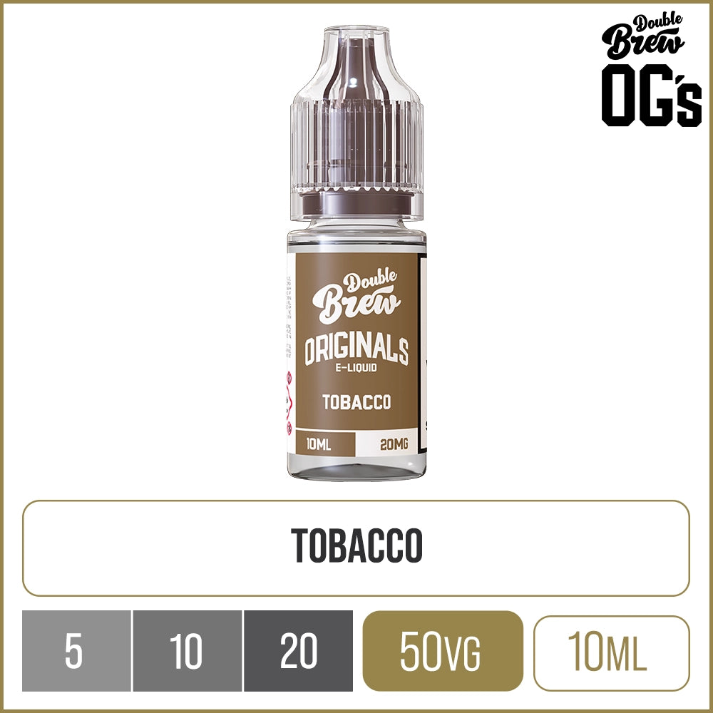 Double Brew Originals Tobacco E-Liquid 10ml