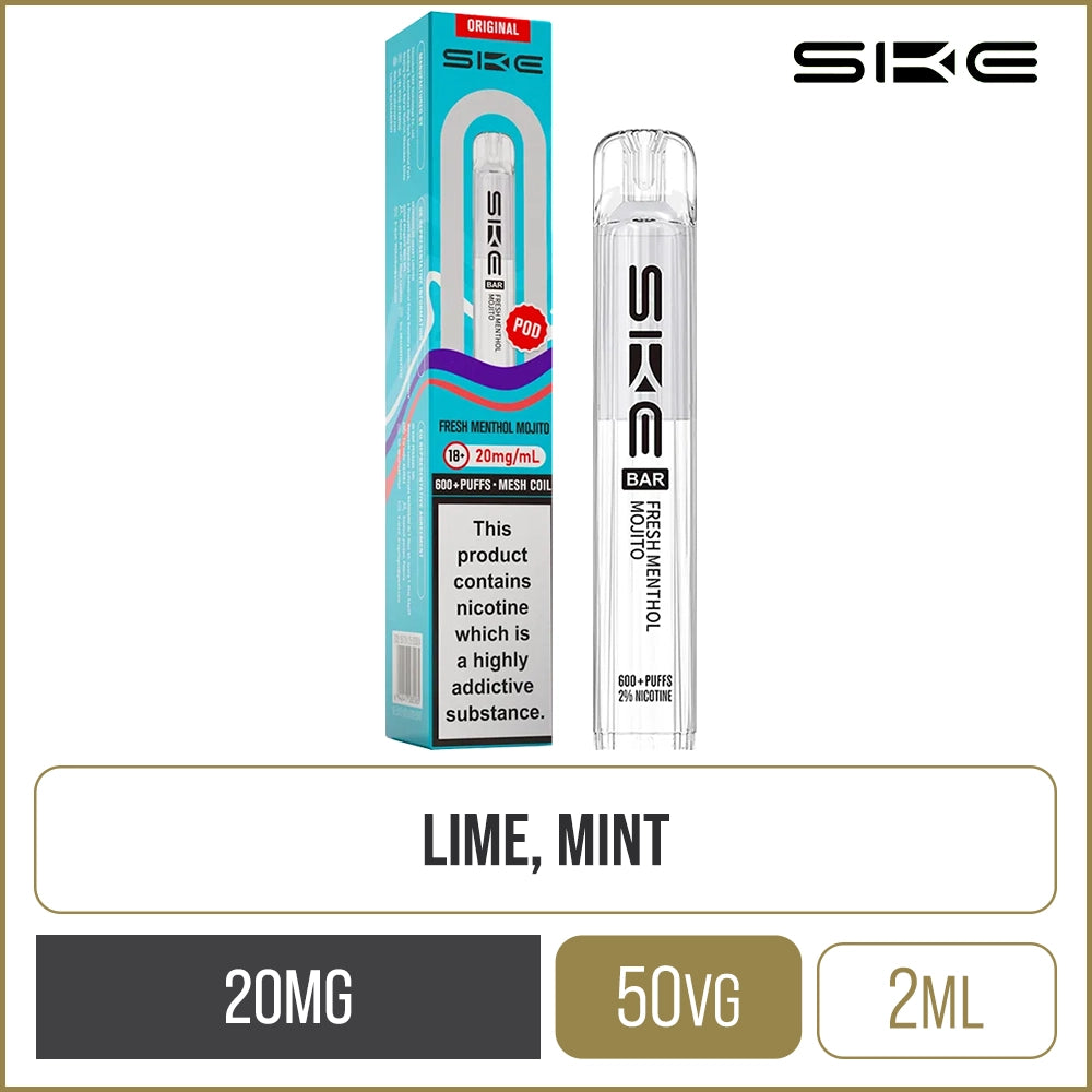 Fresh Menthol Mojito SKE Crystal Bar Pod 2ml