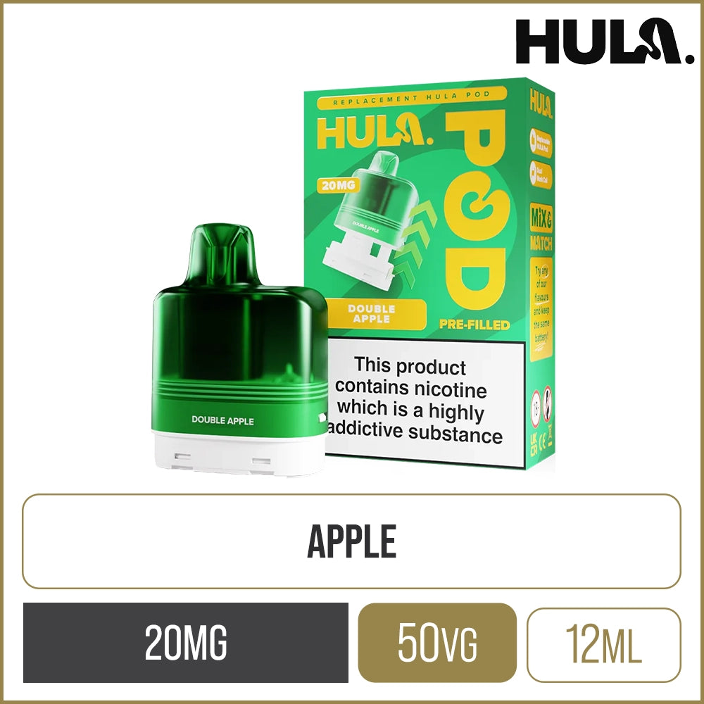 Doube Apple Hula Pod & Refill 12ml