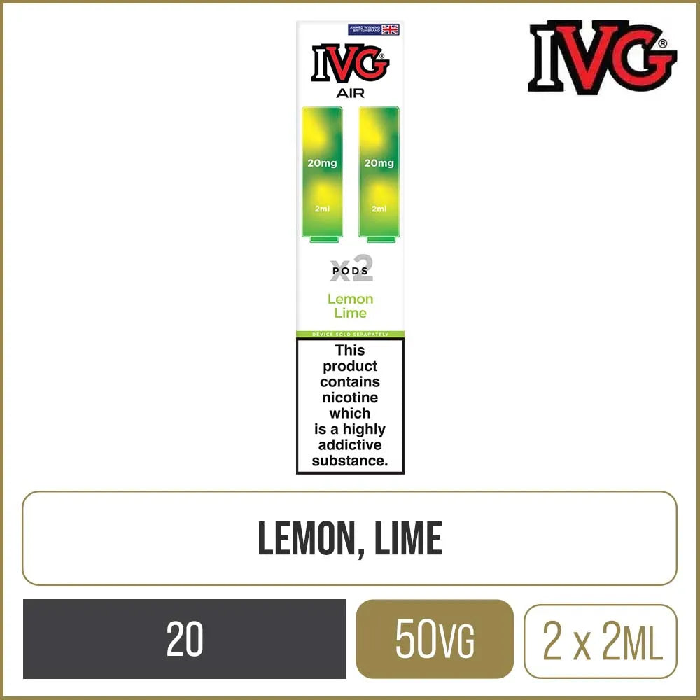 Lemon Lime IVG Air Pods 2 Pack