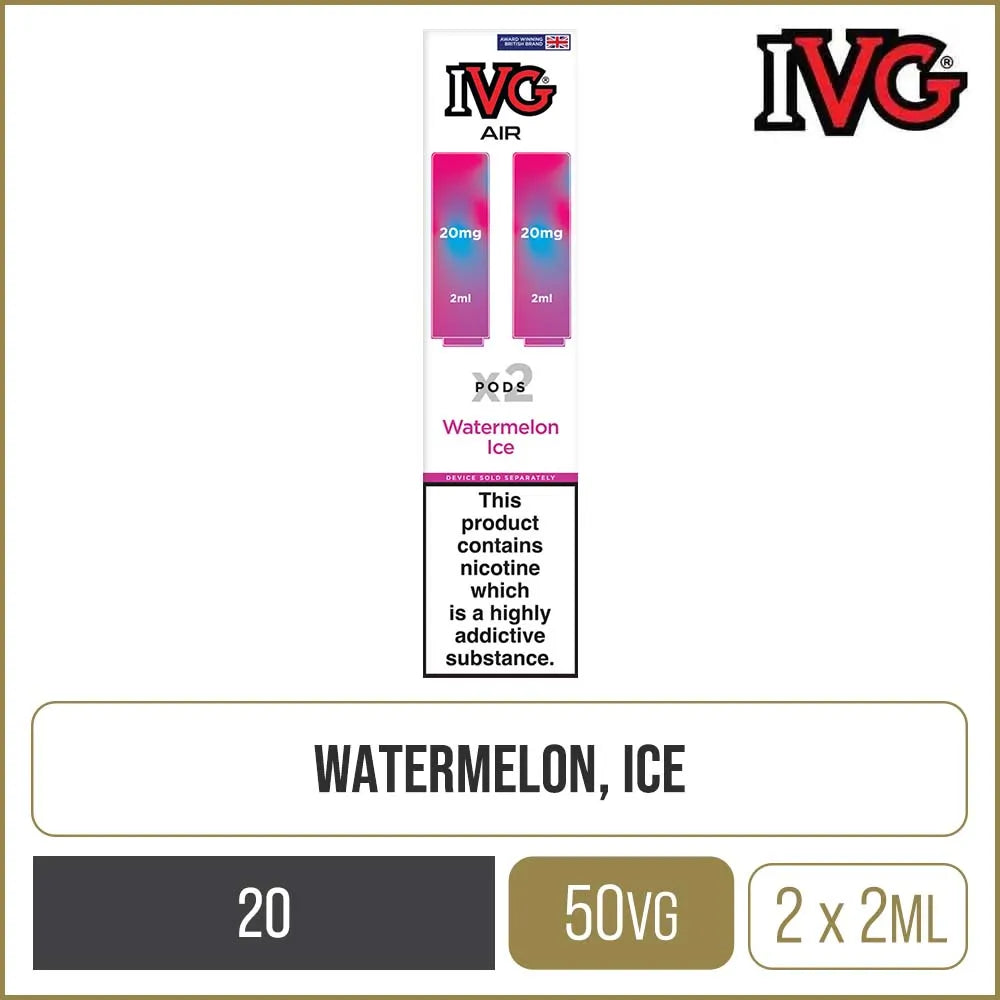 Watermelon Ice IVG Air Pods 2 Pack
