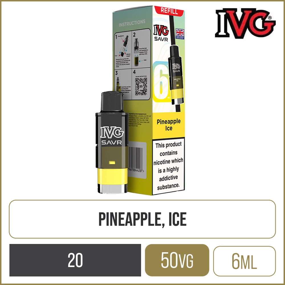 Pineapple Ice IVG SAVR Pod & Refill 6ml