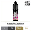 Just Juice Nic Salt Fusion Berry Burst & Lemonade 10ml