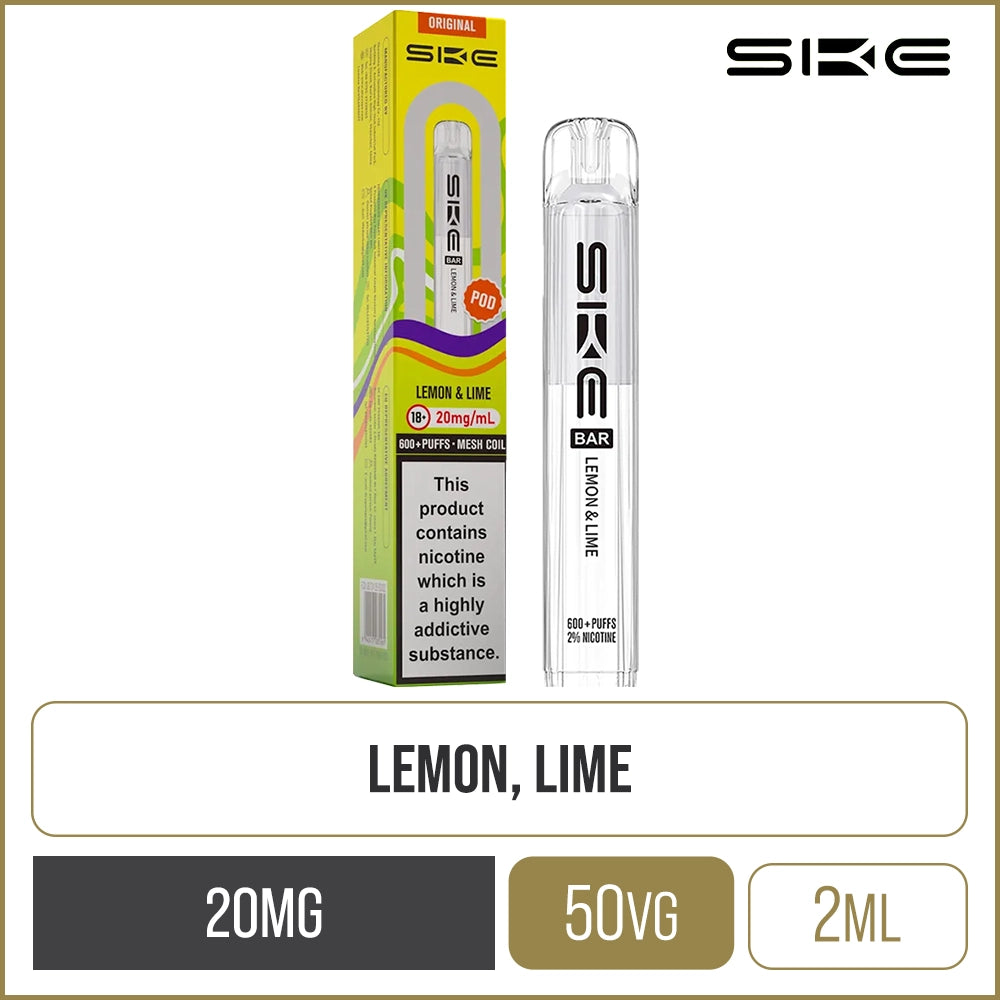 Lemon Lime SKE Crystal Bar Pod 2ml