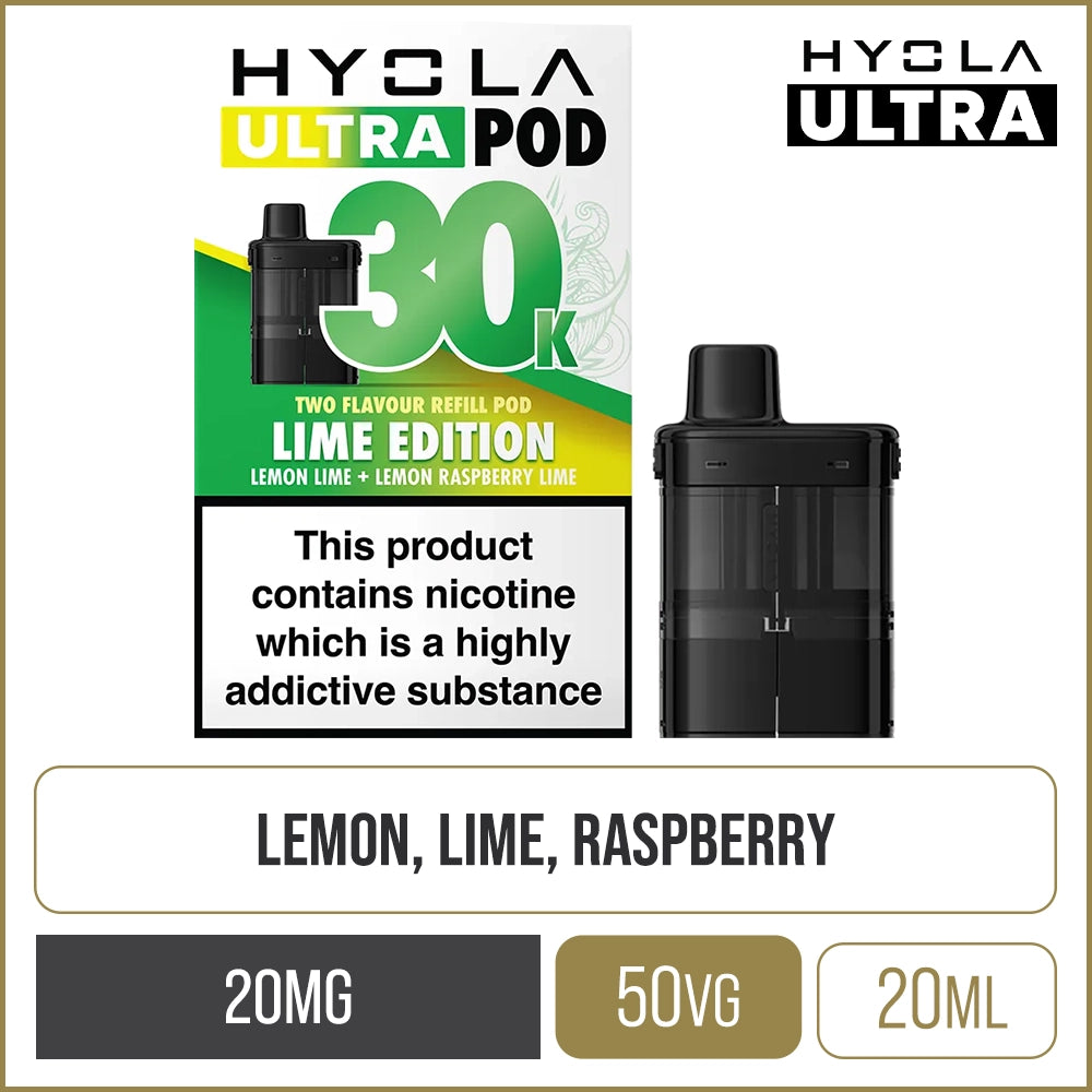 Lime Edition Hyola Ultra 30K Pod & Refill 20ml