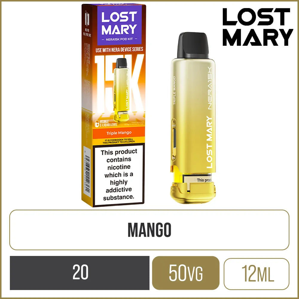 Triple Mango Lost Mary Nera 15K Pod & Refill