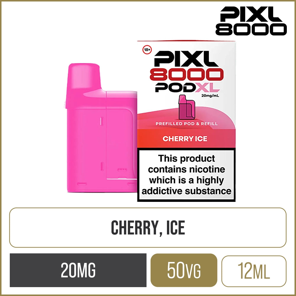 Cherry Ice PIXL 8000 Pod XL Pod & Refill 12ml