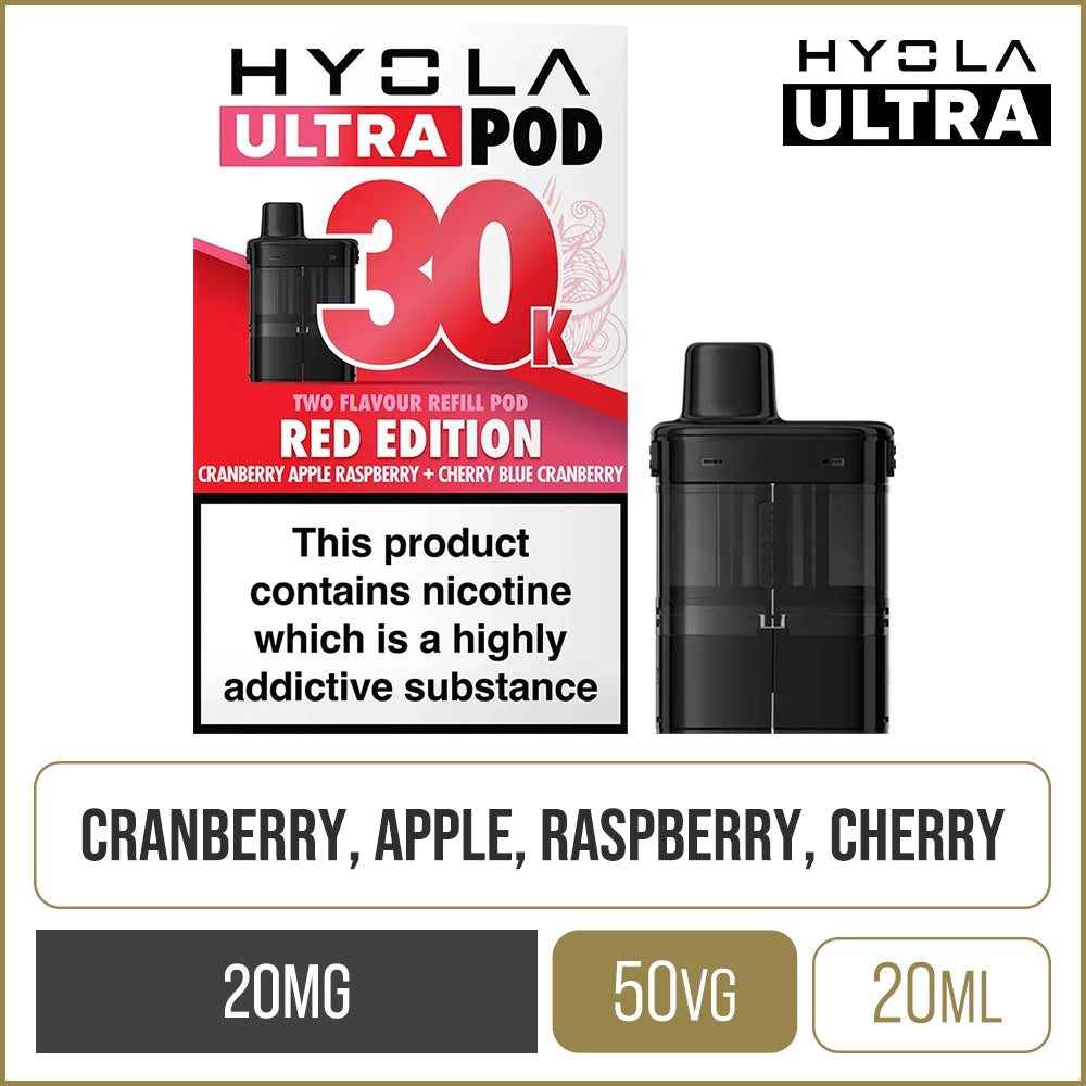 Red Edition Hyola Ultra 30K Pod & Refill 20ml