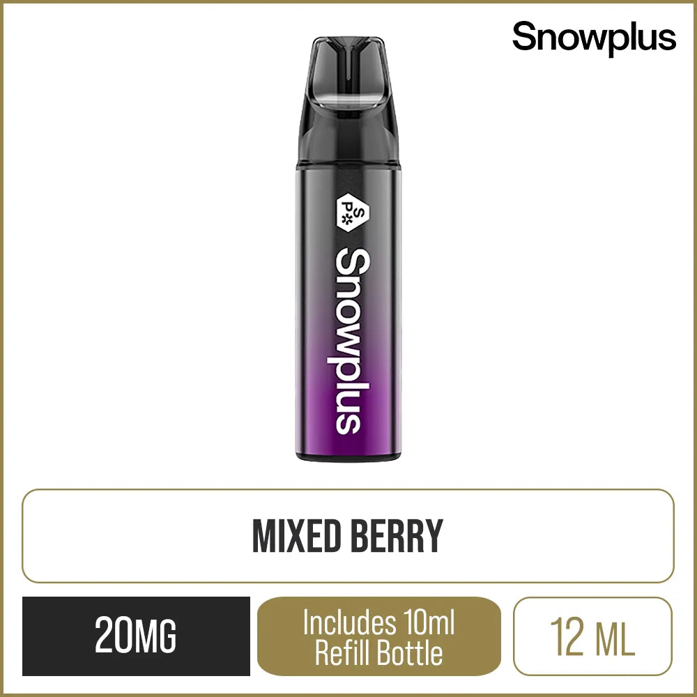 Buy Snowplus Clic Mixed Berry Disposable Vapes 4 For £30