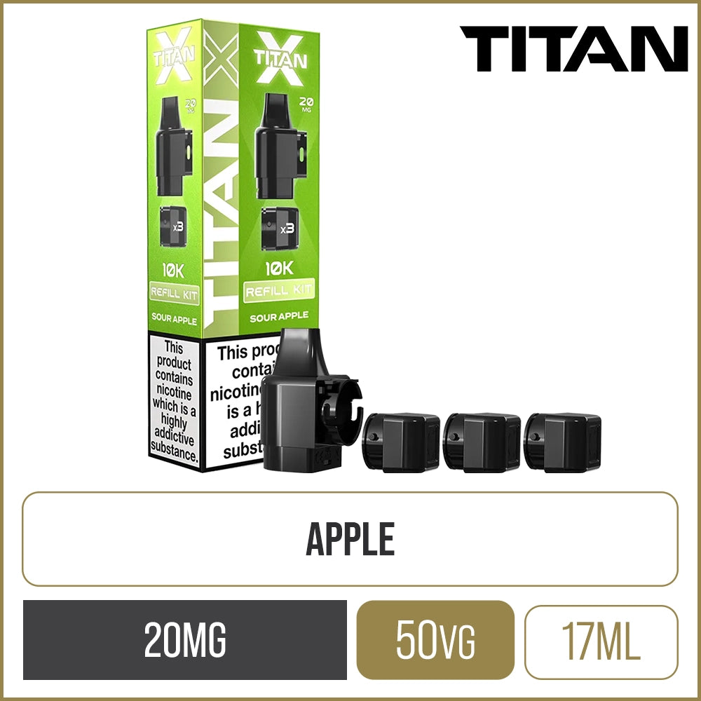 Sour Apple Titan X Pod & Refill 17ml