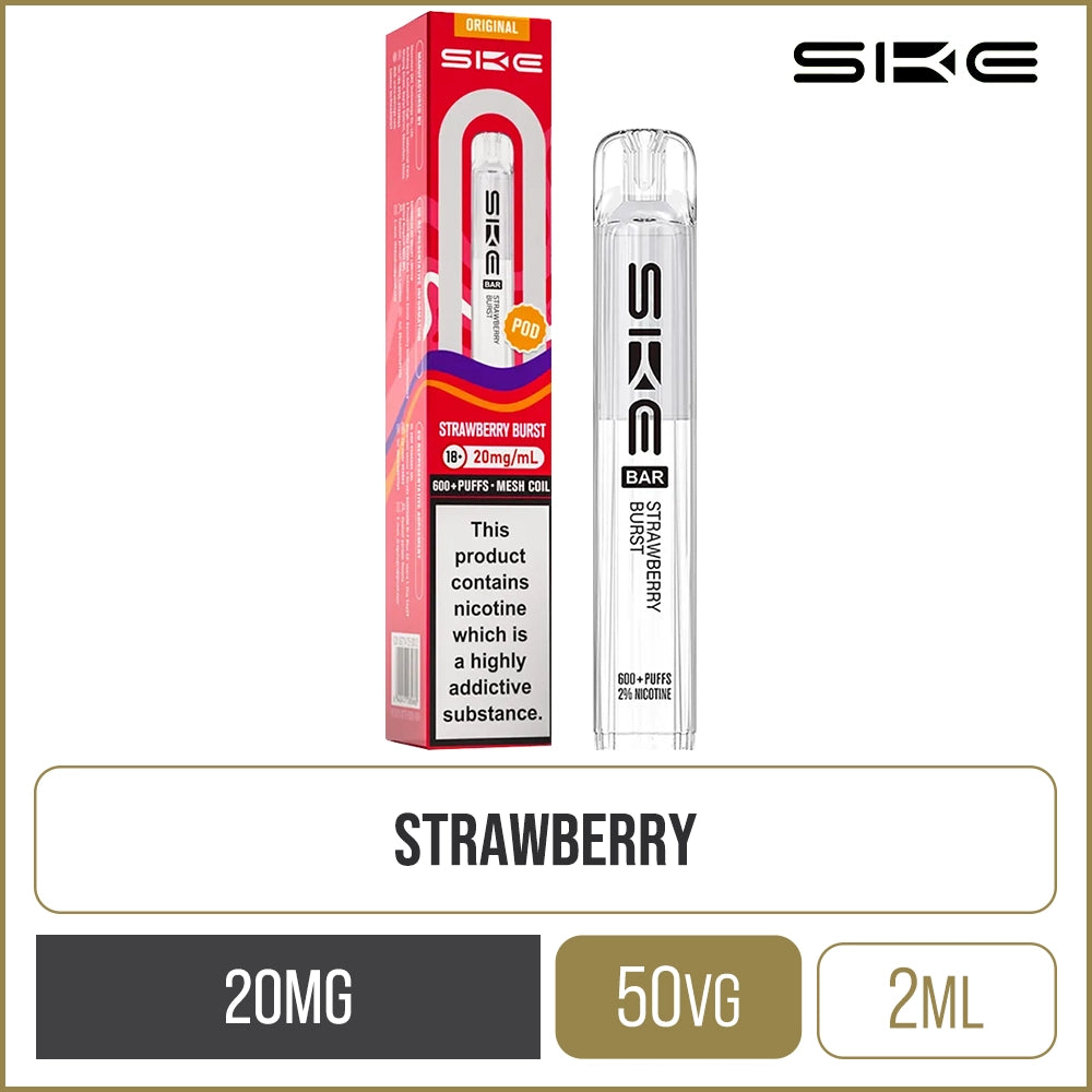 Strawberry Burst SKE Crystal Bar Pod 2ml