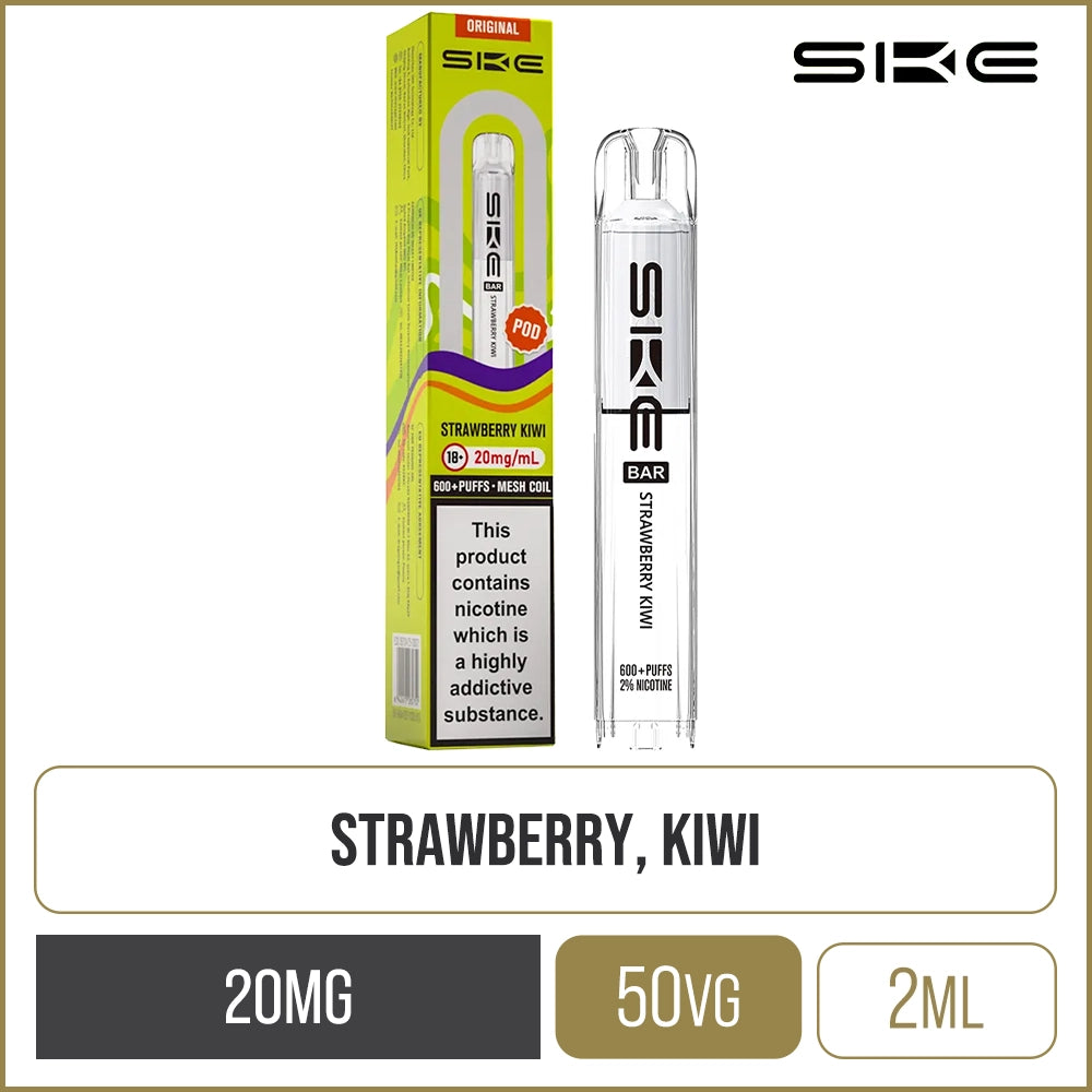 Strawberry Kiwi SKE Crystal Bar Pod 2ml