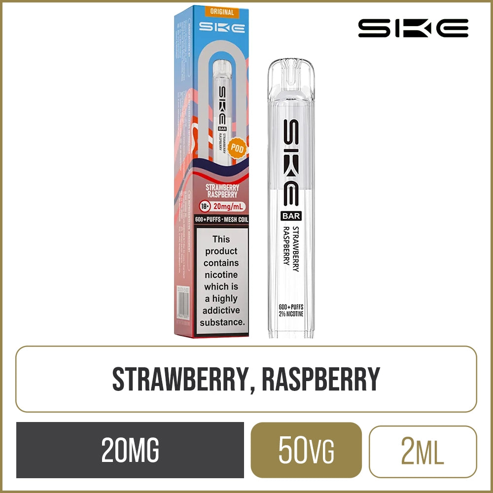 Strawberry Raspberry SKE Crystal Bar Pod 2ml