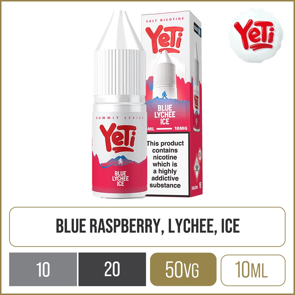 Yeti Summit Series Blue Lychee Ice E-Liquid 10ml