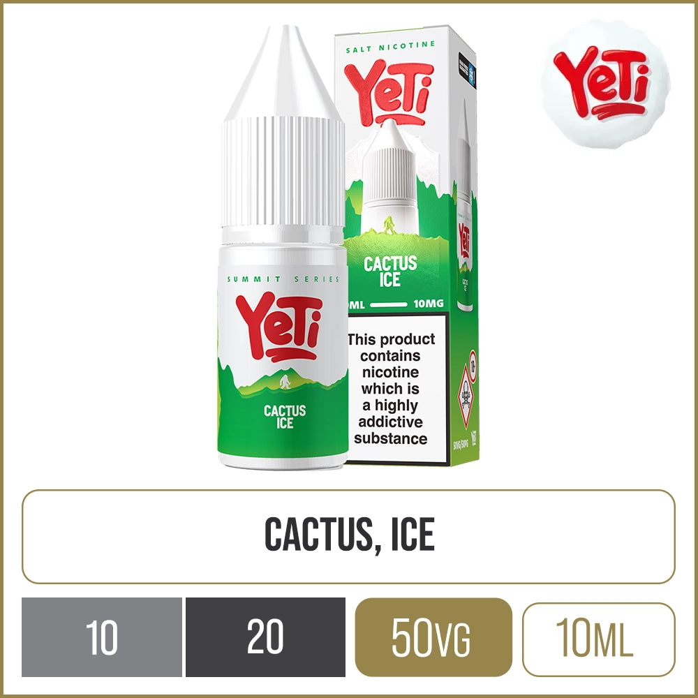 Yeti Summit Series Cactus Ice E-Liquid 10ml