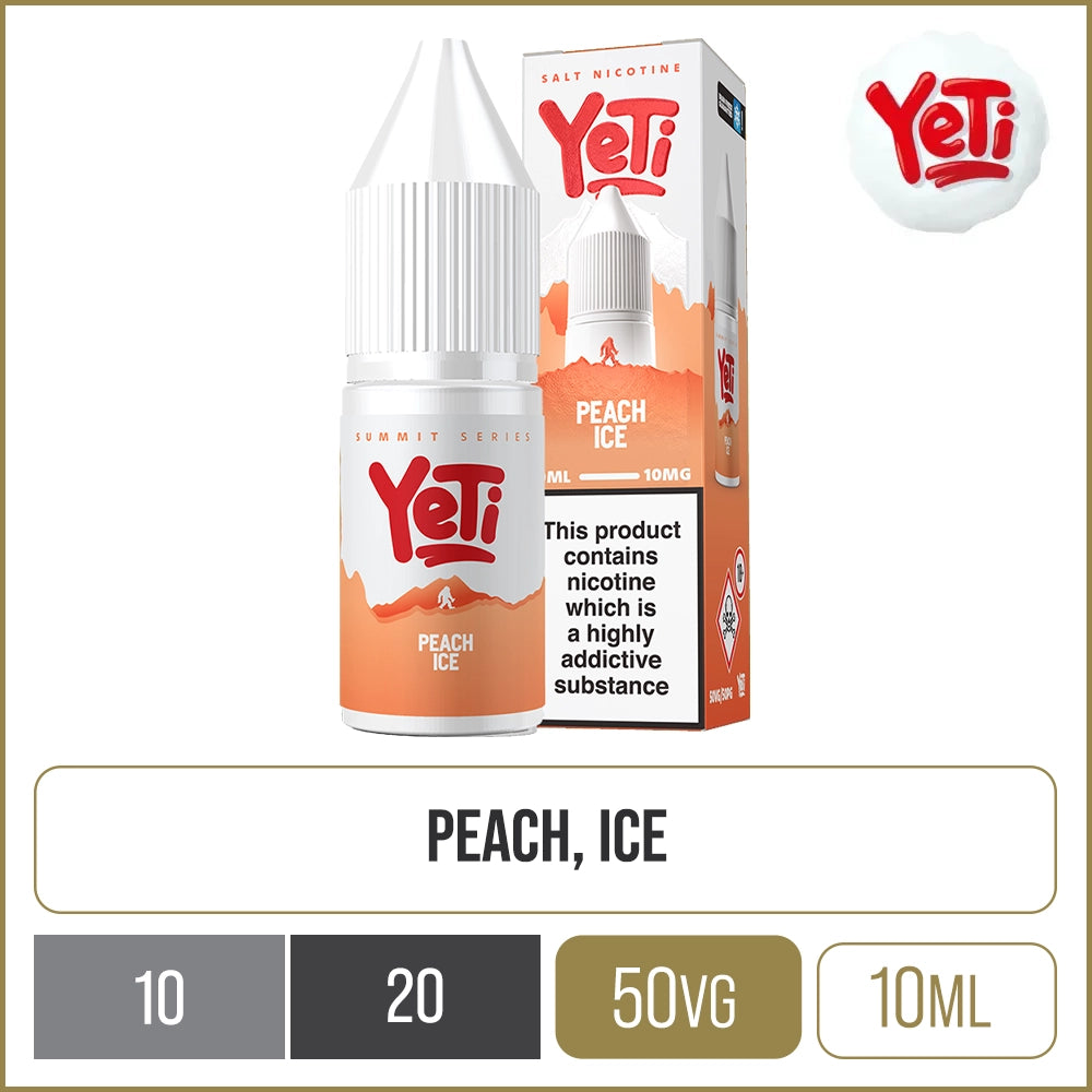 Yeti Summit Series Peach Ice E-Liquid 10ml