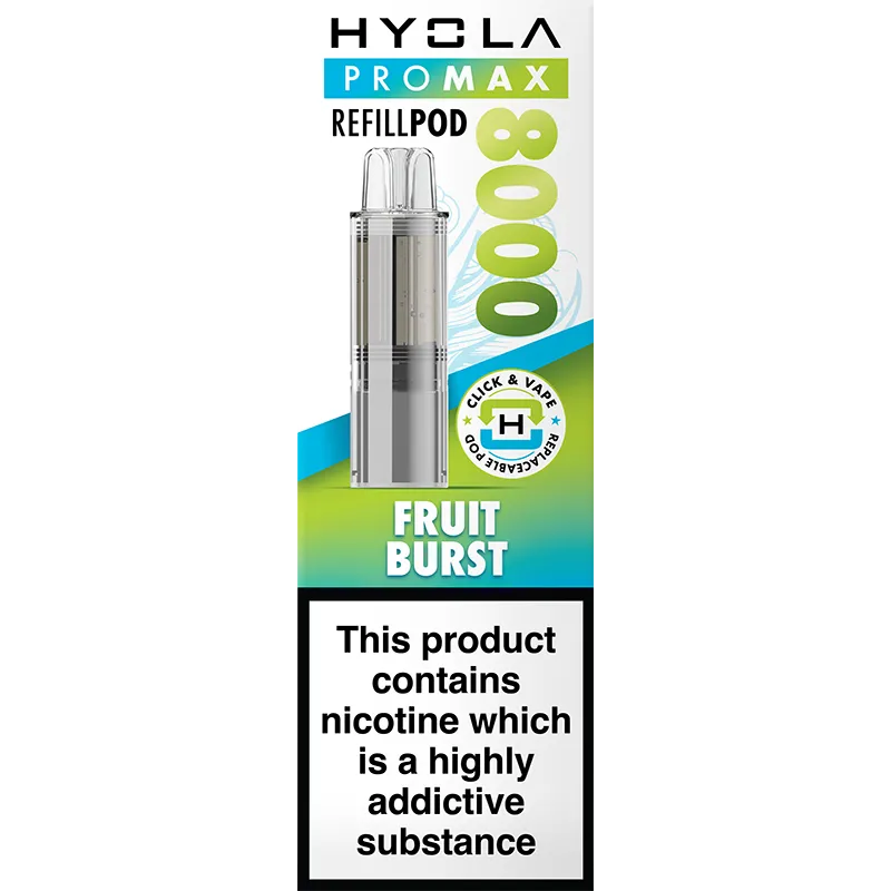 Fruit Burst Hyola Pro Max 8000 Pod & Refill 10ml