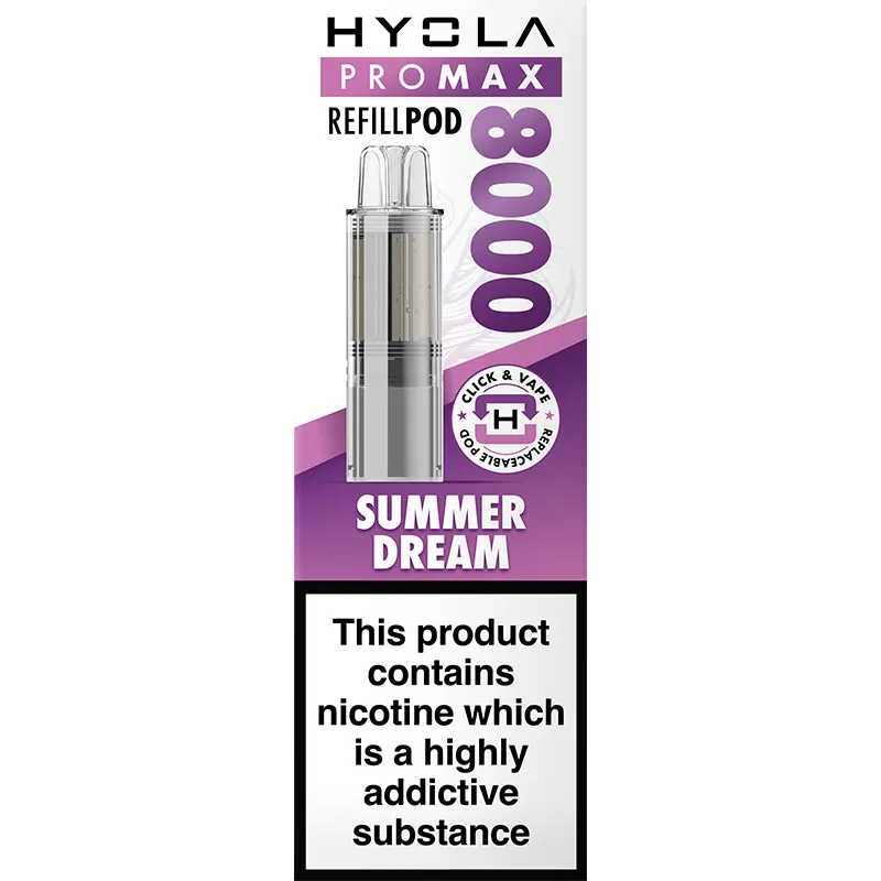 Summer Dream Hyola Pro Max 8000 Pod & Refill 10ml
