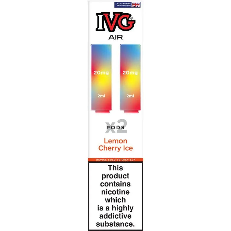 Lemon Cherry Ice IVG Air Pods 2 Pack