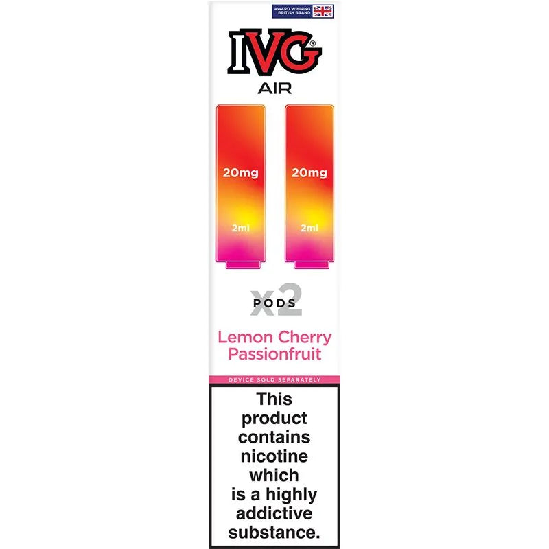 Lemon Cherry Passionfruit IVG Air Pods 2 Pack