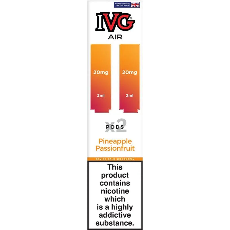 Pineapple Passionfruit IVG Air Pods 2 Pack