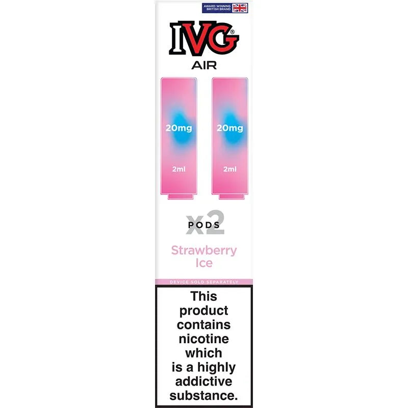 Strawberry Ice IVG Air Pods 2 Pack