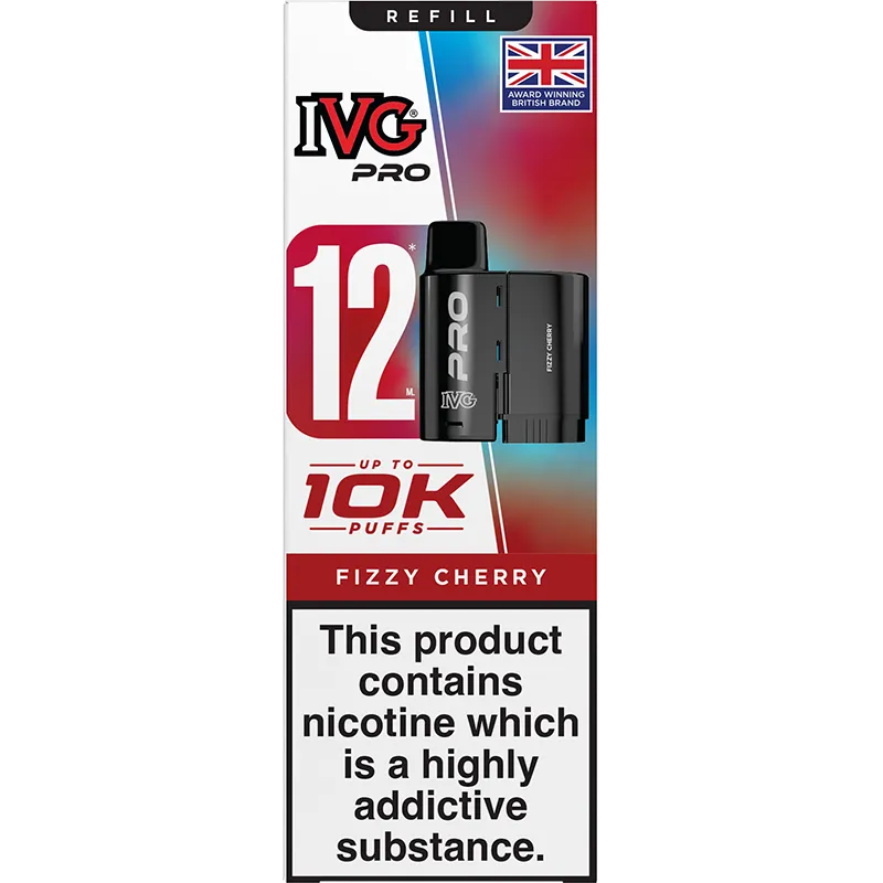 Fizzy Cherry IVG Pro 12 Pod & Refill 12ml