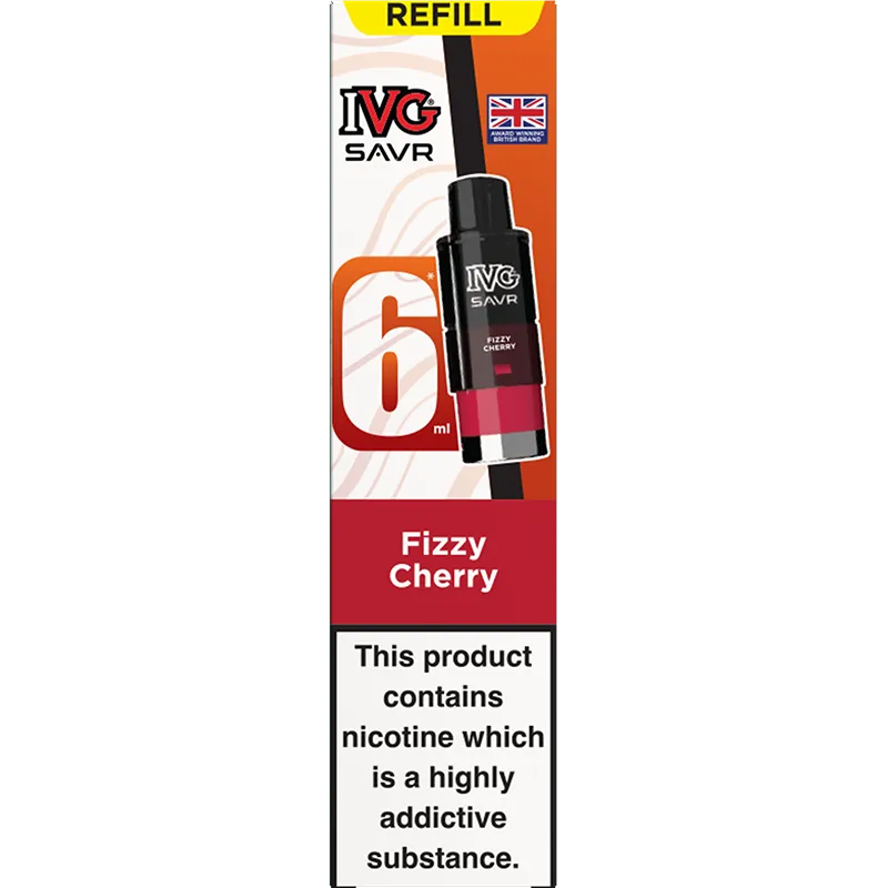 Fizzy Cherry IVG SAVR Pod & Refill 6ml