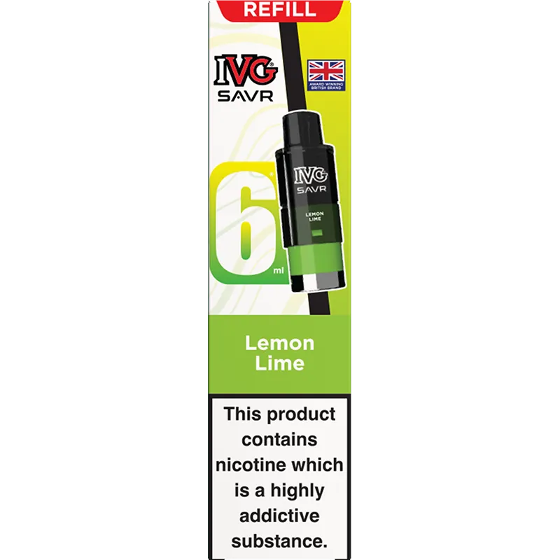 Lemon Lime IVG SAVR Pod & Refill 6ml