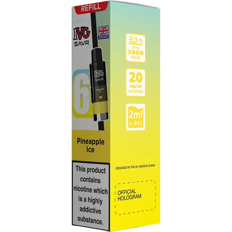 Pineapple Ice IVG SAVR Pod & Refill 6ml