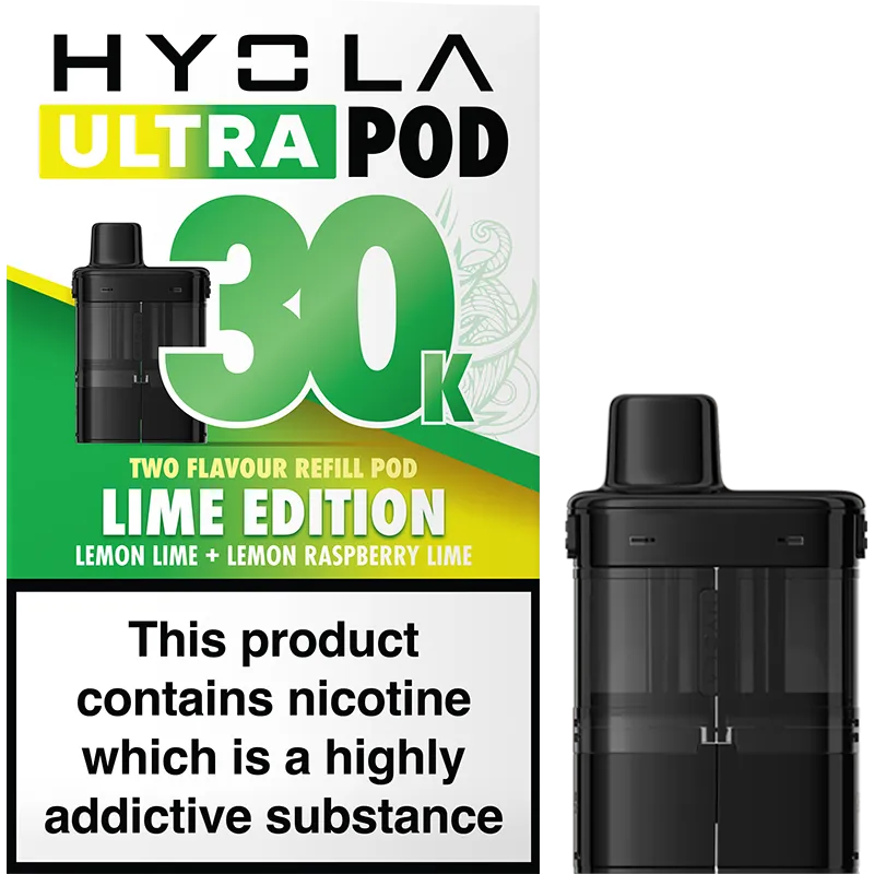 Lime Edition Hyola Ultra 30K Pod & Refill 20ml