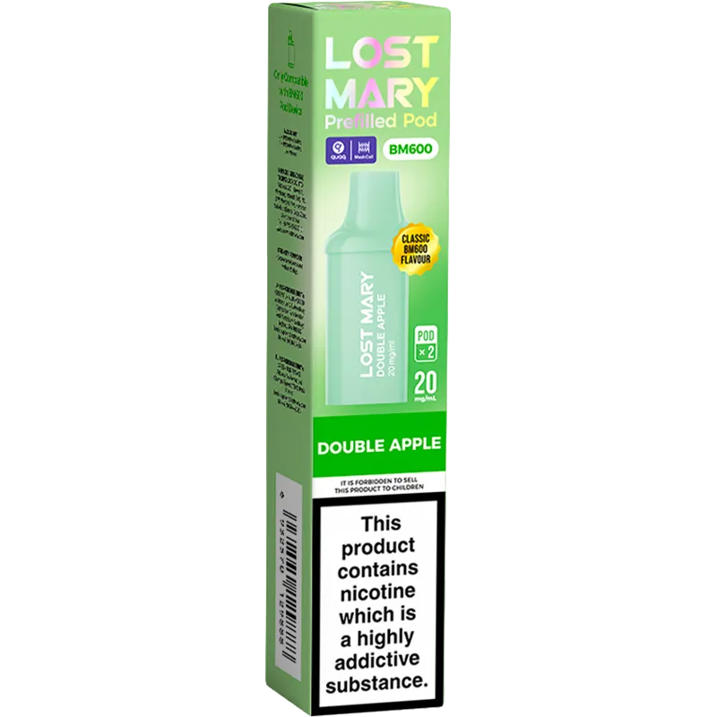 Double Apple Lost Mary BM600 Pods 2 Pack