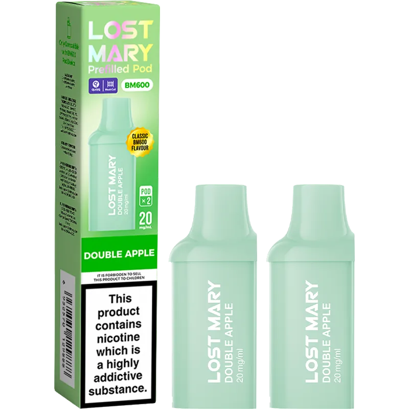 Double Apple Lost Mary BM600 Pods 2 Pack
