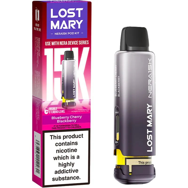 Blueberry Cherry Blackberry Lost Mary Nera 15K Pod & Refill