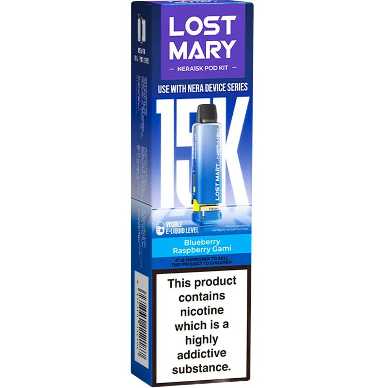 Blueberry Raspberry Gami Lost Mary Nera 15K Pod & Refill