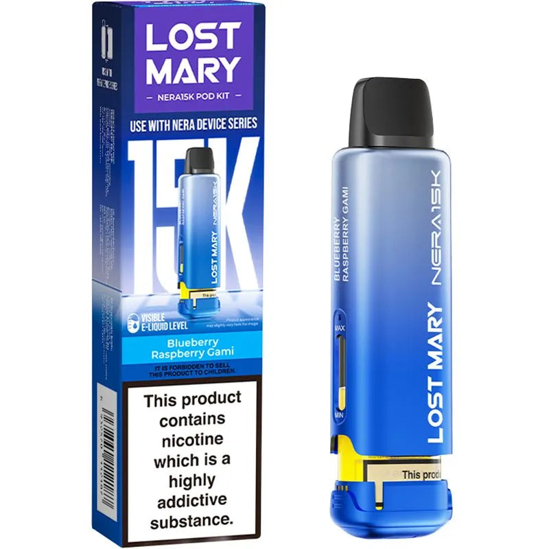 Blueberry Raspberry Gami Lost Mary Nera 15K Pod & Refill