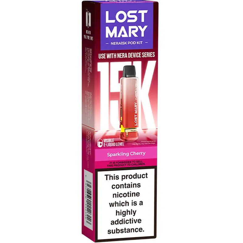 Sparkling Cherry Lost Mary Nera 15K Pod & Refill