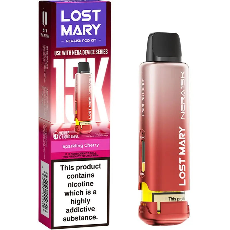 Sparkling Cherry Lost Mary Nera 15K Pod & Refill
