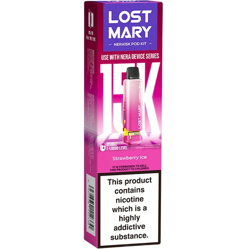 Strawberry Ice Lost Mary Nera 15K Pod & Refill