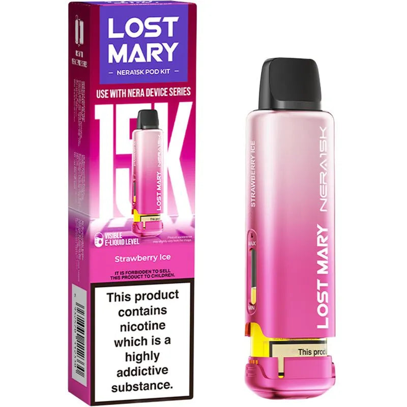 Strawberry Ice Lost Mary Nera 15K Pod & Refill
