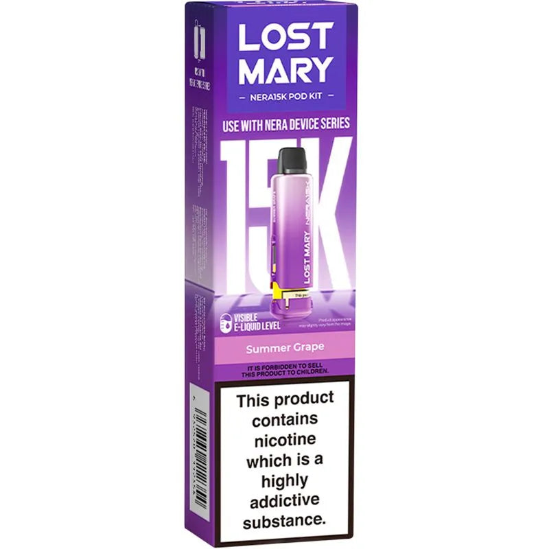 Summer Grape Lost Mary Nera 15K Pod & Refill