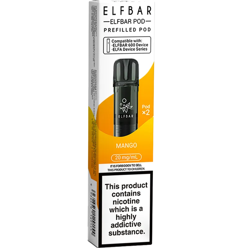 Mango Elf Bar 600 Pods 2 Pack